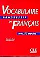 Amazon Fr Vocabulaire Progressif Du Fran Ais Avec Exercices