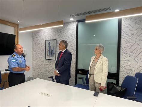 Embajador Dominicano Participa Reunión De Trabajo Con Director Seguridad Aeropuertos Honduras