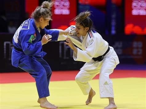 Judo Championnats Du Monde Shirine Boukli En Argent Blandine Pont