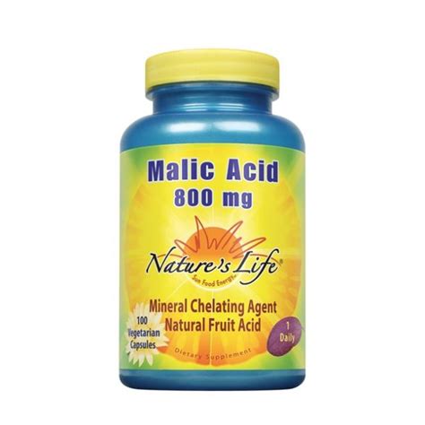 Malic Acid 800mg Capsules 100 Fibro Pharmacy