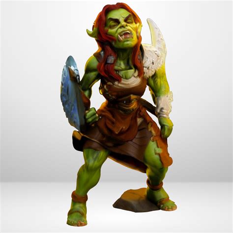 Hot Goblin オーク女性フィギュア 蛮族戦士 ホットゴブリン