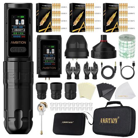 Ambition Soldier Max Kit Professional Tattoo Machines – Ambition Tattoo