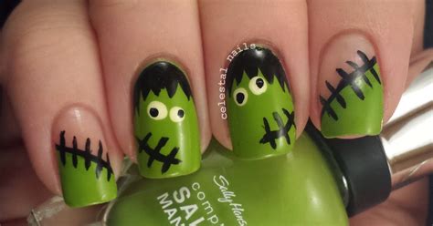 Frankenstein Nail Art | Celestal Nails