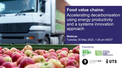 Food Value Chain webinar - RACE for 2030