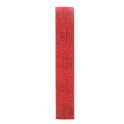 Feuille abrasive rouge 3M MC dotée du système de fixation Hookit MC