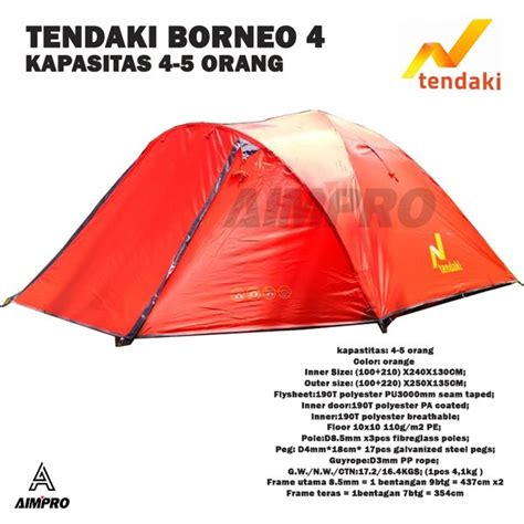 Jual Tenda Mountain Inn Sport Borneo Bestway Montana Pavillo