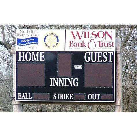 Varsity Scoreboards 3314 Baseball/Softball Scoreboard – Pro Sports Equip