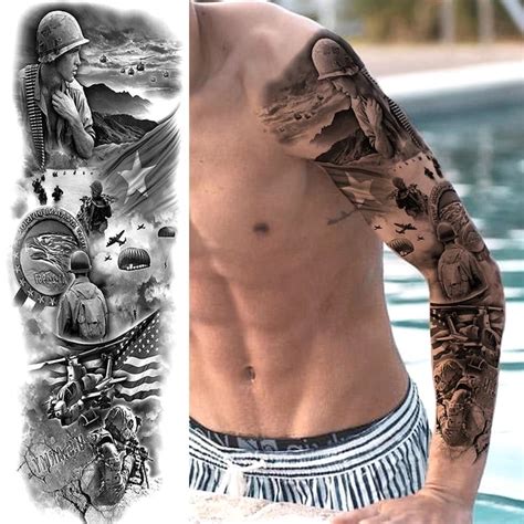 Gangster Sleeve Tattoos