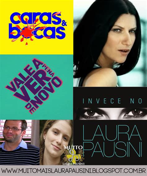 Novela Caras Bocas M Sica Da Laura Est De Volta Muito Mais