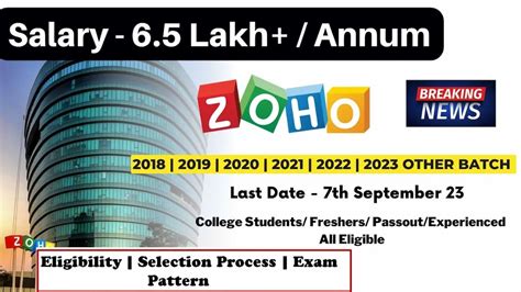 Zoho Recruitment For Software Developer Zoho Off Campus Drive