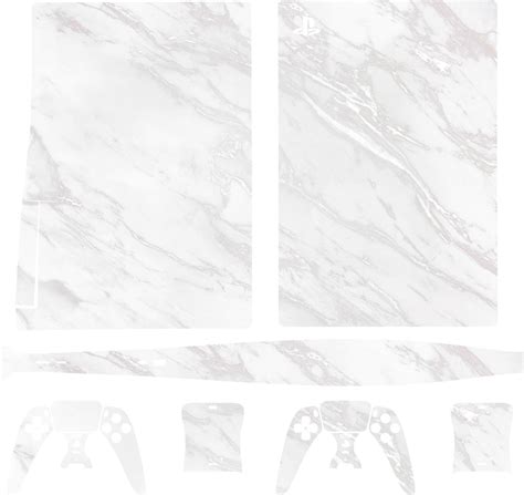 Ps5 White Marble Skin Playstation 5 Decal Tenstickers