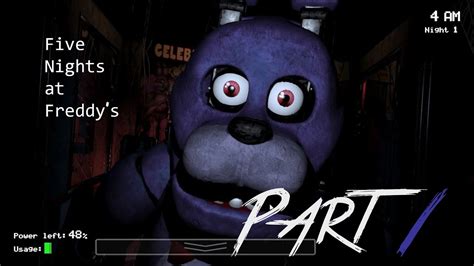 Five Nights At Freddy S Walkthrough Part Night Night Youtube