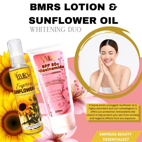 Bmrs Combo Spf Niacinamide Body Lotion Empress Sunflower Oil