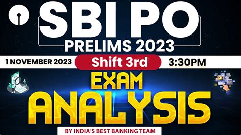 Sbi Po Analysis 2023 Shift 3 1st Nov Sbi Po Pre Exam Analysis 2023