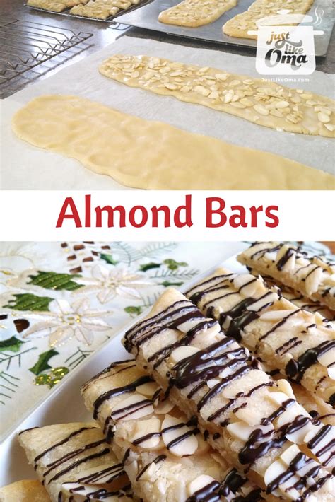 Easy Recipe For Scandinavian Almond Bars Omas Mandelkekse Rezept