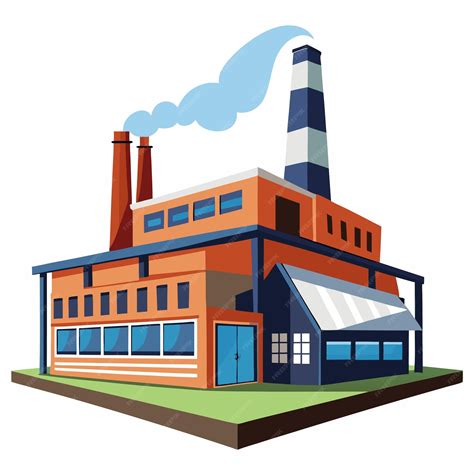 Factory Building Illustrations Free Industrial Clip Art Icons with