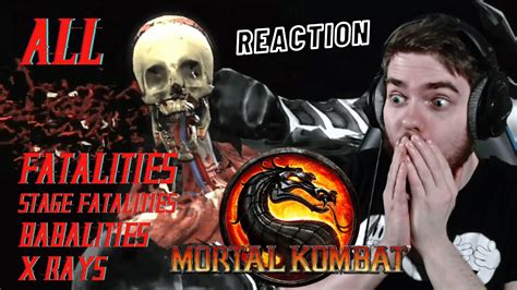 All Mortal Kombat Fatalities Stage Fatalities X Rays Babalities