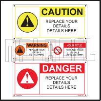 Custom Caution Labels and warning message