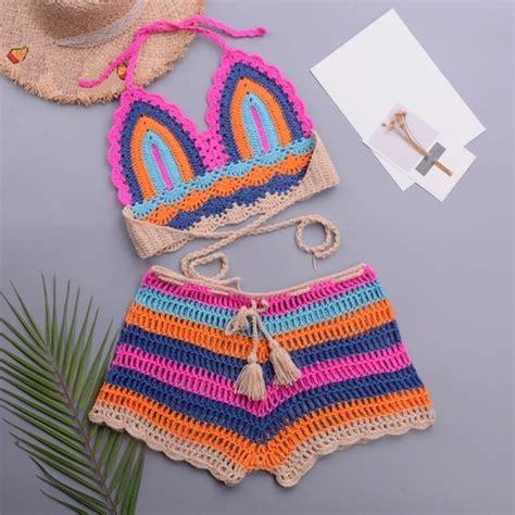 Bikini Damskie P490 Lunzo Pl