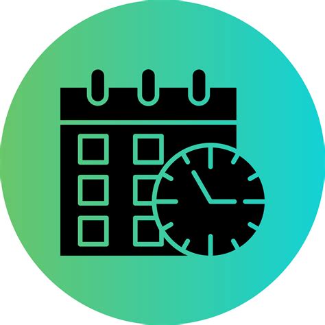 schedule vector icon design  vector art  vecteezy