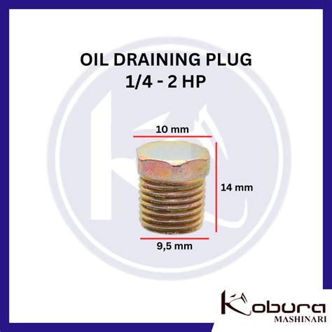 Jual Baut Oli Atau Oil Draining Plug Kompresor Angin Hp