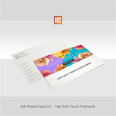 Raised Spot Uv X Postcards Business Card Printing Specialists