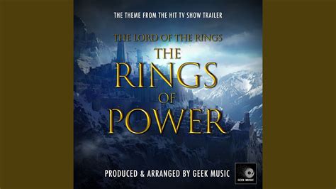 The Lord Of The Rings The Rings Of Power Trailer Theme 2 Youtube