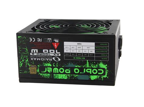 RAIDMAX Cobra RX 700AC B Continuous 700 Watts Power Supply Newegg Ca