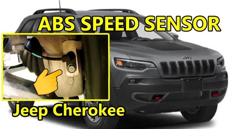 How To Replace Abs Wheel Speed Sensor Jeep Cherokee Trailhawk