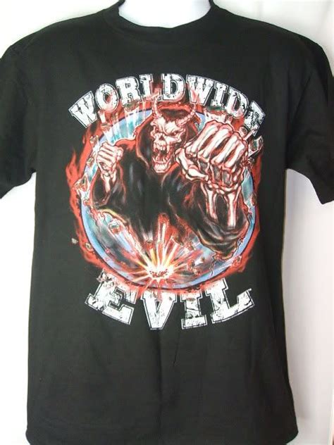 Wwe Retro Shirts Undertaker Worldwide Evil Retro Wwe T Shirt New Ebay