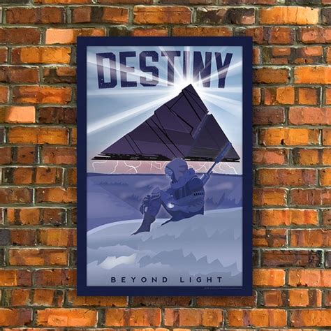 Destiny Beyond Light Fan Art Retro Poster - Etsy