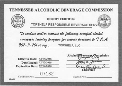 We Are Tabc Certified Topshelf Alcohol Server Training