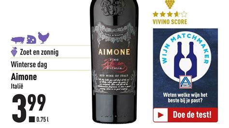 Vino Rosso D Italia Aimone Aanbieding Bij ALDI