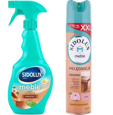 SIDOLUX ZESTAW SPRAY PRZECIW KURZOWI MIGDAŁ 400ml PIANKA KWIATOWA