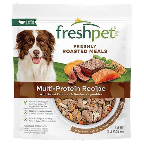 Freshpet Freshly Roasted Meals Multi Protein Recipe Dog Food 3 Lb