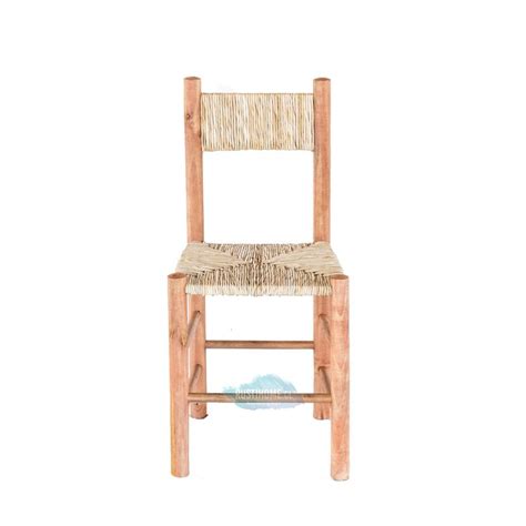 Silla Madera Totora Rusti Home Armonia En Tu Hogar Outdoor