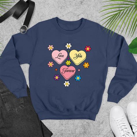 Candy Heart T Shirt Valentines Day Shirt Conversation Hearts