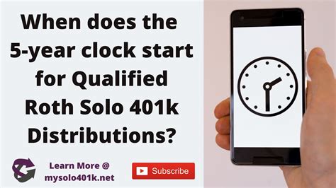 Daily Solo 401k Faq When Does The 5 Year Clock Start For Qualified Roth Solo 401k