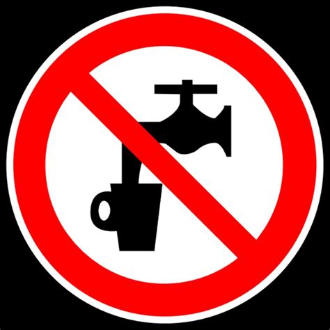 No Water Sign Clip Art N2 Free Image Download