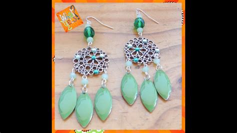 Tuto Bijoux Boucles D Oreilles Pendantes Perles Breloques Et Strass