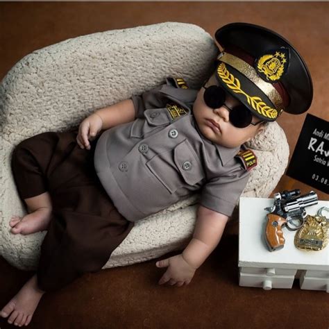 Jual Kostum Foto Bayi Newborn Polisibaju Polisi Anakkostum Props