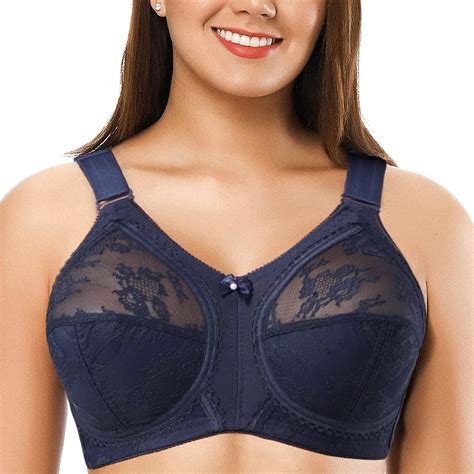 Suti De Malha De Renda Azul Sexy Para Mulheres Lingerie Bordada