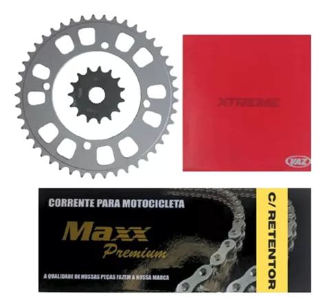 Kit Relação Xt600 Xt 600 Vaz 0024 520 Maxx C Retentor Parcelamento