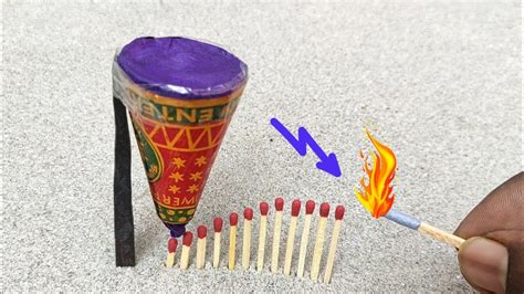 Matchstick Chain Reaction Domino Vs Diwali Crackers Amazing Experiment