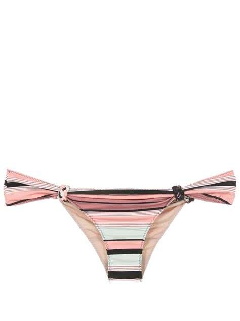 Clube Bossa Rings Striped Bikini Bottoms Multicolour FARFETCH