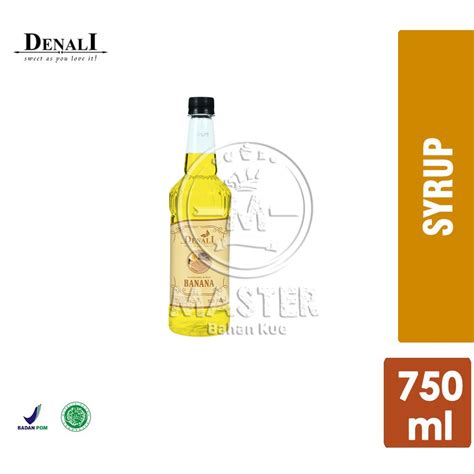 Jual Banana Syrup Denali Sirup Rasa Pisang Botol Plastik Ml