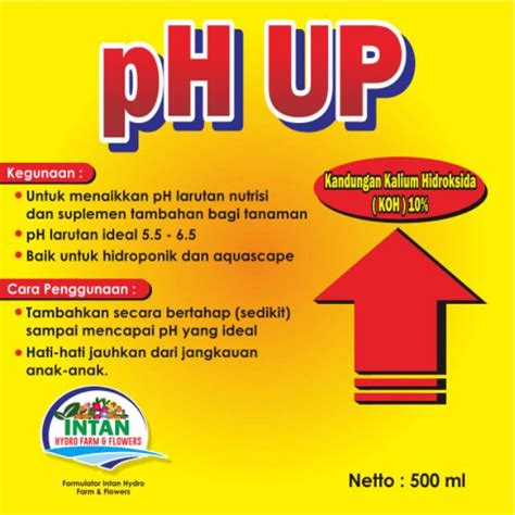 Jual Ph Up Hidroponik Koh Pekatan Ml Shopee Indonesia