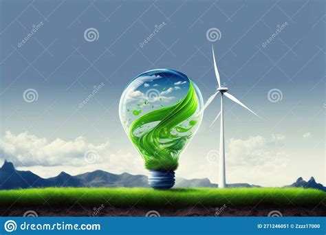 Powering The Future Embrace The Sustainable Energy Concept Generative