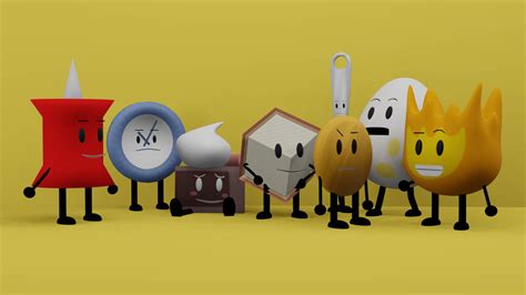 Bfdibfb 3d Model Pack The Losers By Zacharybandicoot On Deviantart