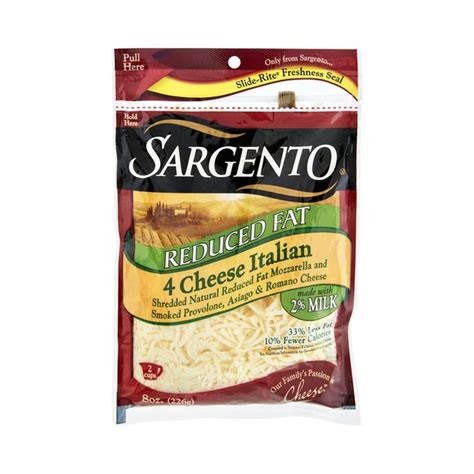 Sargento Reduced Fat Cheese Italian Shredded Cheese Oz Instacart